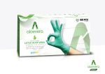 Puritex Aloe Vera Latex Powder Free Examination Glove 240mm - Image 3